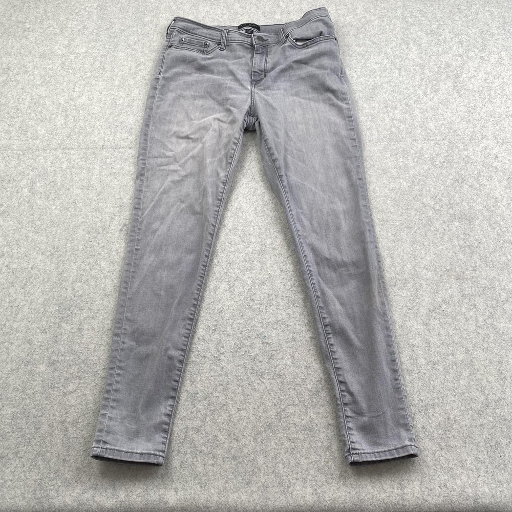 Banana Republic Sculpt Skinny Jeans Womens 29/8 Gray Mid Rise Stretch Denim